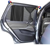 VAPORVERSE 2 Piezas Cortinillas Magnéticas Ventana Lateral Coche para VW T-ROC 2017-2022 2023 2024, Transpirable Anti-UV Red Parasol Privacidad Protección Solar