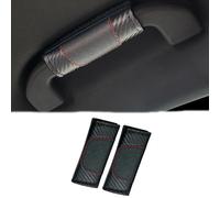 VAPORVERSE 2 Piezas Cubierta de Manija Techo Coches para Honda Civic FK8 2017-2021, Protectoras para Tirador de Puerta de Coche Manija Interior de Puerta