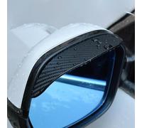 VAPORVERSE 2 Piezas Deflectores de Lluvia Espejo para Hyundai i20 II Bj. 2014-2020, Protección Retrovisor PVC Flexible Impermeable Visera Parasole Accesorios