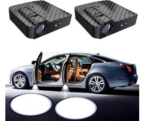 VAPORVERSE 2 Piezas Luces Proyector Puerta para BMW 3er E90 E91 M-Tech 2005-2008, Luz de Bienvenida Alta Definición Sombra Fantasma Accesorios de Estilo