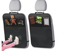 VAPORVERSE 2 Piezas Protector Respaldo Asiento Coche para Renault Twingo 1 9/1998-8/2007, Alfombrilla Protectora para El Asiento Trasero Coche para Niños Impermeable