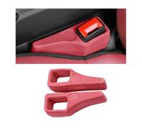 VAPORVERSE 2 Piezas Relleno Hueco Asiento Coche para FIAT Abarth 500 595 1100, Almohadilla Consola Central Bloqueo Caída Accesorios Interiores,Red