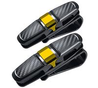 VAPORVERSE 2 Piezas Soporte Gafas Coche para VW Golf 6 Mk6 2008-2014, Soporte Via T Clip de Gafas de Sol para Visera de Coche Acessórios para Carro