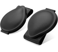 VAPORVERSE 2PCS Soporte para Gafas de Sol para Coche para Suzuki Splash 2012-2014, Accesorios Coche Interior Portagafas Magnético de Cuero Clip para Visera