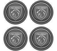VAPORVERSE 4 Piezas Coche Rueda Tapacubos Pegatina para Peu-geot 308 III 2021-, Coche Estilo Accesorios Rueda Tapas Coche Hub Tapas Pegatinas,56mm