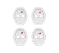 VAPORVERSE 4 Piezas Cubiertas Pasador Bloqueo Puerta para Seat Cupra Ateca KH7 2016-2020 2021 2022 2023 5 Seat, Embellecedor Perilla Seguridad Interior Silicona Accesorios Auto,White