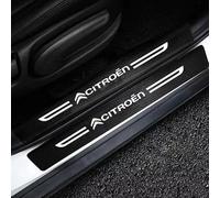 VAPORVERSE 4 Piezas Pegatina para Umbral de Fibra Carbono de Coche para Citroen C3 2024 2025 Accesorios, Protector Umbral Puerta Antidesgaste,C