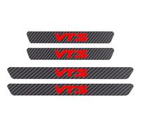 VAPORVERSE 4 Piezas Pegatina para Umbral de Fibra Carbono de Coche para Citroen VTS Accesorios, Protector Umbral Puerta Antidesgaste,Blue