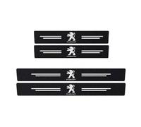 VAPORVERSE 4 Piezas Protectores de Umbral Puerta Coche para Peu-geot 308 SW II 2013-2017 2017-2021, Coche Tira Umbral Estribos de Coche Pegatinas Accesorios de Coche