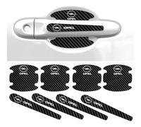 VAPORVERSE 8 Pezzi Protezione Maniglie Auto per Opel Adam Antara Astra J K L Combo Corsa D E F Crossland X, Protector de Pintura Autoadhesivo Protección contra Arañazos Pegatinas