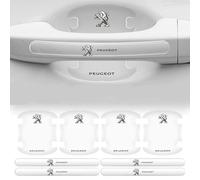 VAPORVERSE 8 Pezzi Protezione Maniglie Auto per Peugeot 5008 2025, Protector de Pintura Autoadhesivo Protección contra Arañazos Pegatinas,Transparent-A