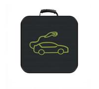 VAPORVERSE Bolsa de Almacenamiento para Cargador de Coche para Volkswagen XL1 2014-2016, Bolsas para Cables EV Bolsa de Cable de Carga EV,Square