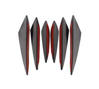 VAPORVERSE Canards de Parachoques para Audi S4 Saloon B9 2016-2024, Spoiler Delantero Labio Splitter Aletas Faldones Laterales Difusor Moldura Exterior Alerón,Nero Lucido