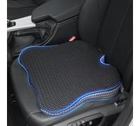 VAPORVERSE Cojín de Asiento para Coche Conductor para Audi Q7 I (4L) 2005-2025 SUV, Auto Cojin Coxis de Espuma Memoria Portátil Cojin Elevador Ergonómico