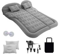 VAPORVERSE Colchón Inflable Coche para Lancia Kappa(838) Coupe 1996-2001, Cama de Camping de Asiento Trasero Colchón de Aire de Viaje con Bomba Eléctrica,Grey