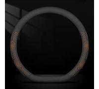 VAPORVERSE Funda para Volante de Coche para Honda Civic 2022 Protector 3mm Ultrafino Transpirable Antideslizante Accesorios de Interior 1 Pieza,Orange-D-Shaped