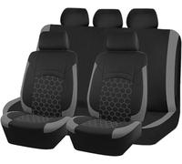 VAPORVERSE Fundas de Asiento para Hyundai Tucson 2015-2020, Coche Juego Completo Gris Cubreasientos Delanteros Traseros Protector Cojines Automóvil Accesorios Interior