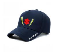 VAPORVERSE Gorra de Béisbol de Coche para Suzuki JIMNY Grand Vitara Sx4 Swift, Algodón Ajustable Gorra Béisbol Salvaje Ajustable Algodón para Hombres y Mujeres, Navy Blue