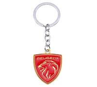 VAPORVERSE Llavero Coche para Peugeot 208 II 2023 - Hatchback, Regalo para Amantes del Coche - Llavero Decorativo Hombre Mujer Accesorios Auto,C