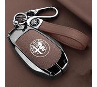 VAPORVERSE Llavero de Coche para Alfa Romeo Giulia Stelvio 159 147 156 166 GT 4C, Reemplazo Accesorios Keychain Ligero Resistente para Hombres y Mujeres,3 Keys