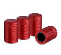 VAPORVERSE Pack de 4 Tapones para Rueda de Coche para Dacia Sandero 3/Sandero Stepway III 2021-2023 2024, Tapones para Rueda de Coche Anillo Sellador Antifugas,Red