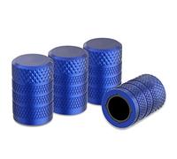 VAPORVERSE Pack de 4 Tapones para Rueda de Coche para Mini One/Cooper/Cooper S/John Cooper Works (JCW) Hatch 2001-2006, Tapones para Rueda de Coche Anillo Sellador Antifugas,Blue