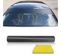 VAPORVERSE Pegatina para Parabrisas para Cupra Born 2021 2022 2023 2024 2025, PVC Parabrisas Sun Strip Película para Parabrisas Que Bloquea el Sol Pegatina Autoadhesiva para Coche