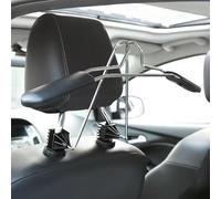 VAPORVERSE Perchas para Coche para Mercedes A-Klasse W169 2004-2012, Perchas para Asiento Trasero de Acero Inoxidable, Cars Percha Coche Reposacabezas