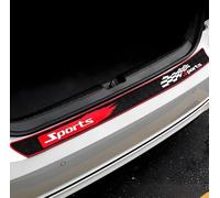 VAPORVERSE Protector de Parachoques Trasero para Ford Kuga 3 III ST-Line Vignale 2019-2024, Flexible Tira Antiarañazos Maletero Goma Resistente Estribo Embellecedor Paso