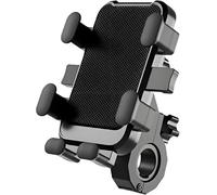 VAPORVERSE Soporte Movil Moto con Rotación para Super SOCO Cux, 360°Rotación Porta Móvil Bici Impermeable Soporte Telefono Manillar, Handlebarstyle