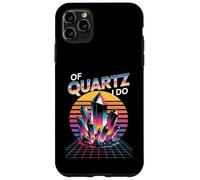 Vaporwave Crystal Juego de Palabras de Cuarzo I Do Geologist Humor Fun Carcasa para iPhone 11 Pro MAX