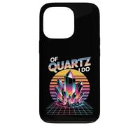 Vaporwave Crystal Juego de Palabras de Cuarzo I Do Geologist Humor Fun Carcasa para iPhone 13 Pro