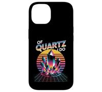 Vaporwave Crystal Juego de Palabras de Cuarzo I Do Geologist Humor Fun Carcasa para iPhone 14