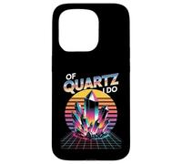 Vaporwave Crystal Juego de Palabras de Cuarzo I Do Geologist Humor Fun Carcasa para iPhone 15 Pro