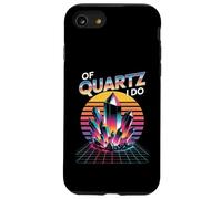 Vaporwave Crystal Juego de Palabras de Cuarzo I Do Geologist Humor Fun Carcasa para iPhone SE (2020) / 7/8