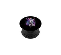 Vaporwave - Estatua de San Miguel Arcángel, Estilo japonés PopSockets PopGrip Adhesivo