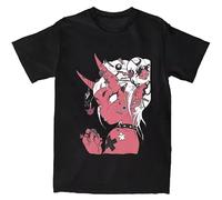 Vaporwave Evil Girl T-Shirts Black XXL