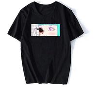 Vaporwave Gross Aesthetic Anime Manga Otaku Cool Summer New Brand Hip Hop Unisex 100% Cotton T-Shirts Black XXL