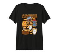 Vaporwave Japón Kawaii Café Otaku Anime Japonés Café Camiseta Premium