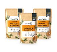 VapoWesp 3 polvos de naranja y romero (100 g cada uno) | Fragancia aromática para la caja de incienso Vapo Wesp | Aromatiza el humo del café con el polvo de vapor