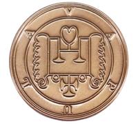 Vapula Goetia - Emblema de sello de demonio con logotipo de demonología, diablo oculto, duque del infierno, Naphula alas de león, gryphon alado, 60 espíritu, 36 legiones, 1.2 pulgadas, insignia