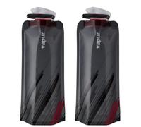 Vapur Element 23oz Grey Fire Flexible Water Bottle Durable Anti-Bottle (2-Pack)