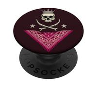 Vaquero campestre gótico de Royal Crown PopSockets PopGrip Adhesivo