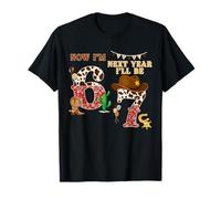 Vaquero Cumpleaños Niño 6 Años Ahora Tengo 6 El próximo año seré 7 Camiseta