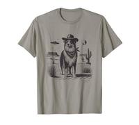 Vaquero de pastor australiano, ovni de vaquero australiano, sombrero de vaquero Camiseta