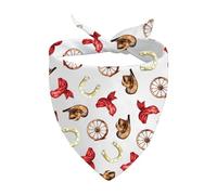 Vaquero del Oeste Bufanda De Mascota Baberos Triangulares Lavable Triángulo Baberos Bufandas Ajustable Pañuelo Triangular para Mascotas For Gatos Perros Grandes Medianos Pequeños