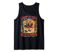 Vaquero Mexicano Día de los Muertos - El Jefe Spirit Camiseta sin Mangas