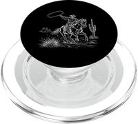 Vaquero Montando Caballo Western Rodeo Rancho Vida Texas Salvaje Oeste PopSockets PopGrip para MagSafe