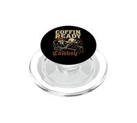 Vaquero Occidental Gótico Oscuro País Maldito Cow PopSockets PopGrip para MagSafe