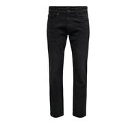 ONLY & SONS Onsweft Regular 8638 Mat Dnm Noos Pantalones Vaqueros, Black Denim, 28W / 32L para Hombre